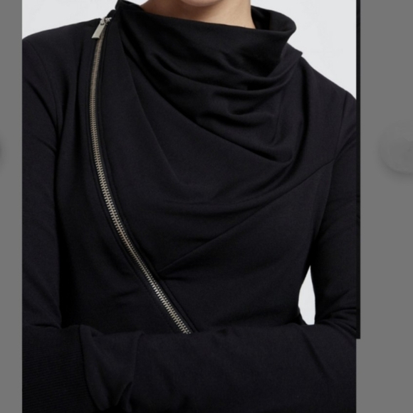 Asymmetric Zip Up Lightweight Sweatshirt, Hoyt Sweatshirt Jacket - Picture 1 of 5